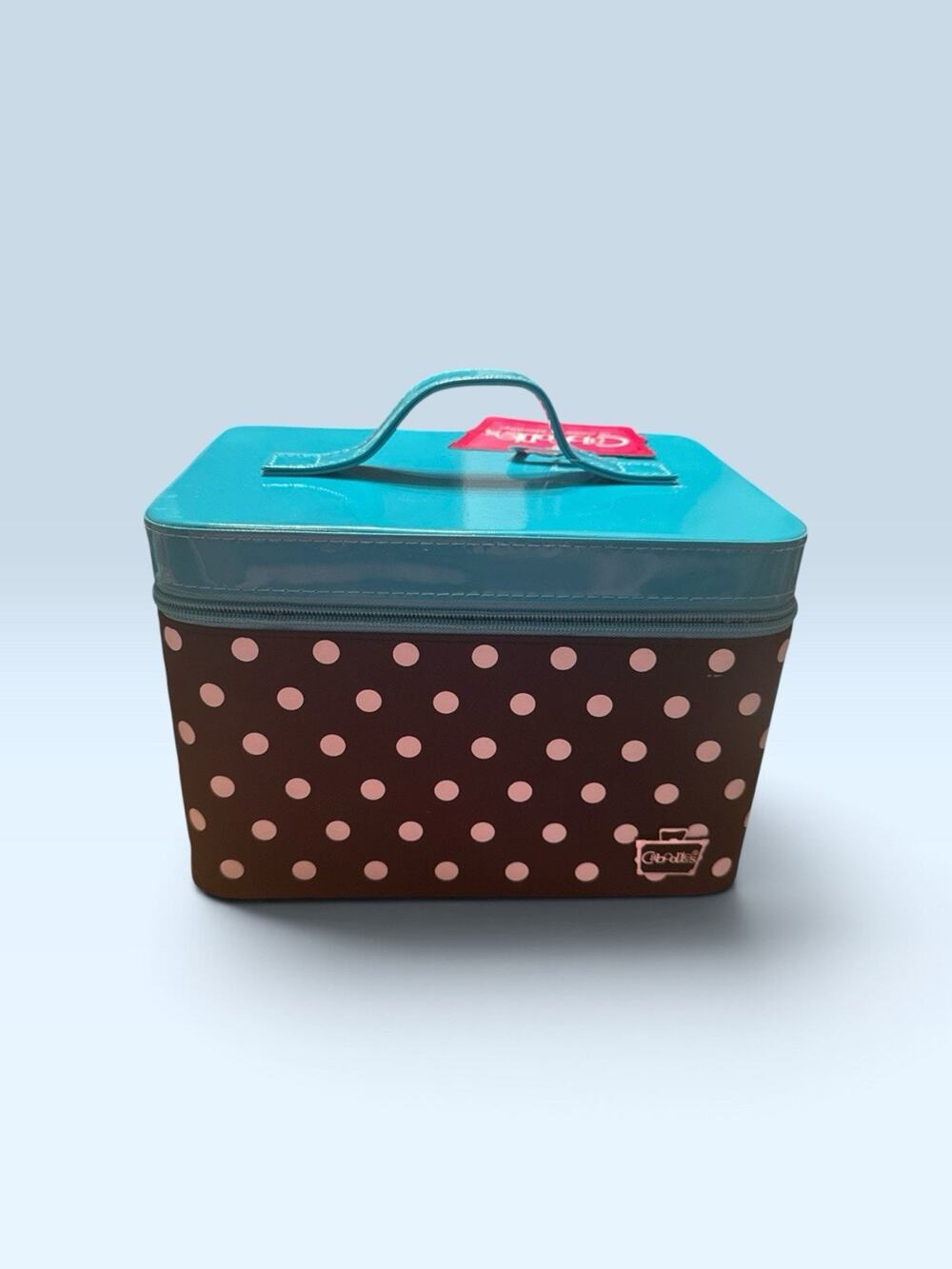 Caboodles Nail Valet or Makeup Carrying Case with Handle and Zip Closure